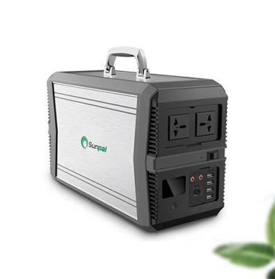 China Sunpal Good Quality 1000W Home Solar Portable Generator Completed Kit With Lifepo 4 Power Bank And Foldable Mono Panel For Home Use for sale