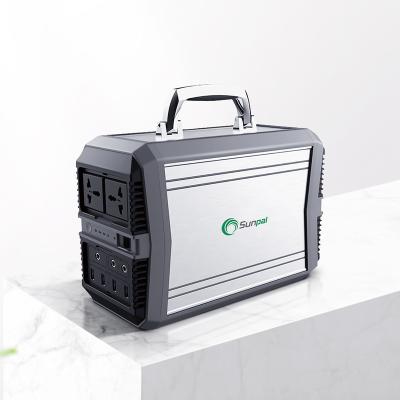 China Portable Solar Panel Charge Sunpal 300W Power Lithium Battery Bank For Emergency Blackout All In One Solar Generator for sale