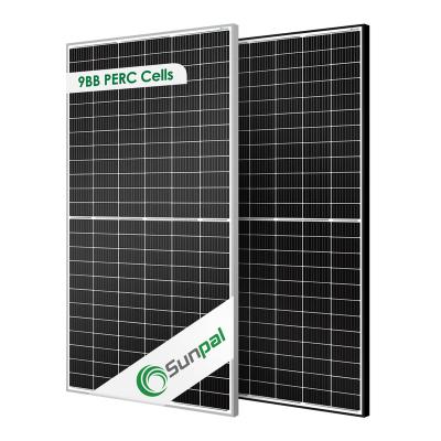 China Sunpal PERC Solar Panel 390W 395W 400W 410W 415W 420W 9BB mono 144Cells for SP415M-72H solar system for sale