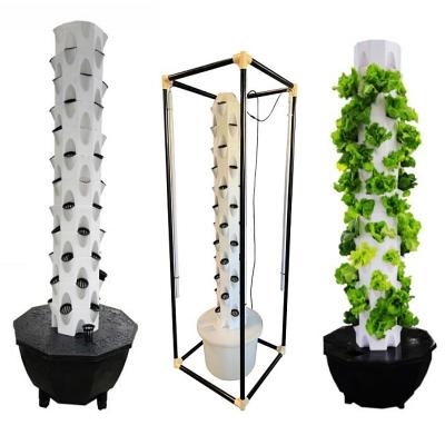 China Indoor Commercial High Quality Fruit Tower Plant Low Cost NFT Hydroponic Vertical System for sale