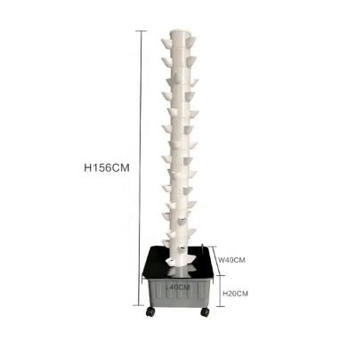 China Aeroponic Commercial Hydroponic Growing Vertical Tower System Fruit Vegetable Flowers 3 6 8 10 Layers for sale