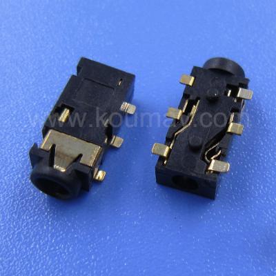 China Electronics 2.5mm Earphone Jack PJ-242 Sound Card Jack PJ-242 High Temperature Resistance 6 Pin Patch Earphone Jack PJ242 for sale