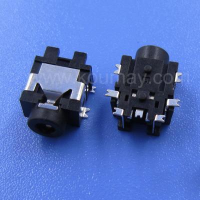 China Pj-244 Electronics Pj-244 Earphone Jack 4 Pole 2.5mm Post 2.5mm Earphone Jack 7 Pin Patch Plug Audio Interface PJ244 for sale