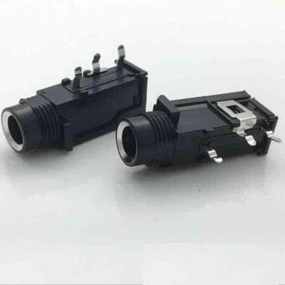 China 6.35mm Industrial Telephone Socket in DIP Type for sale