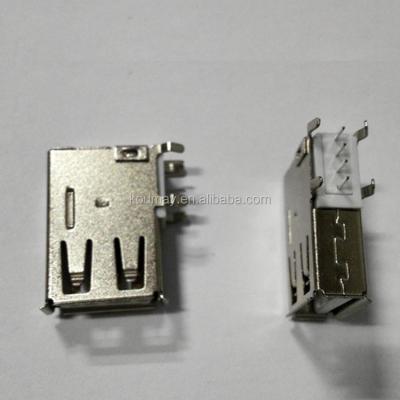 China USB PCB Seat Af90-degree Female Side Pluggable for sale