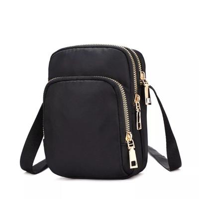 China Fashion High Protective Women Cross - Body Zipper Mobile Phone Shoulder Lady Bag Female Multifunction Handbag Wrist Purse for sale