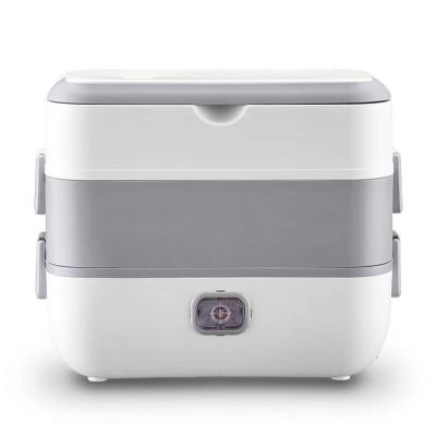 China 220V 110V Food Household Electric Heating Lunch Box Portable Leakproof Multi-Layer Viable Warmer Lunch Box for sale