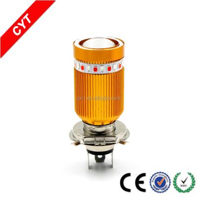 China High Beam 10W 12/36V 2000/9000K H4 COB LED Motorcycle LED Bulb for sale