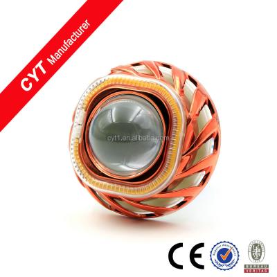 China High Quality High COB 6W/18W Led Demon Eyes Projector Lens For Motorcycle Headlight for sale