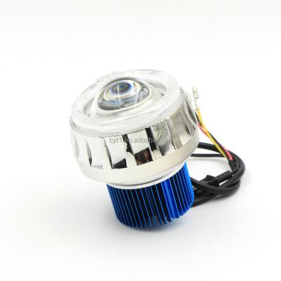 China High Super White 15W 12/24V LED Motorcycle Light Headlight And Projector Lens for sale