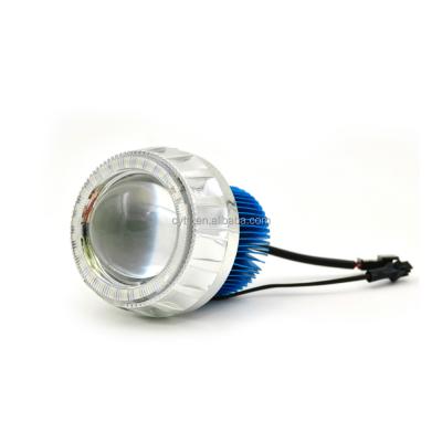 China Projector Lens 12V 18W Motorcycle Headlight Projector Lens Led Angel Eye for sale