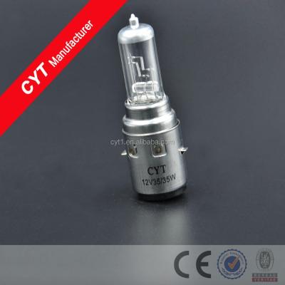 China BA20D 35W 12V Yellow Light Headlight Motorcycle Halogen Bulb Scooter Lamp for sale