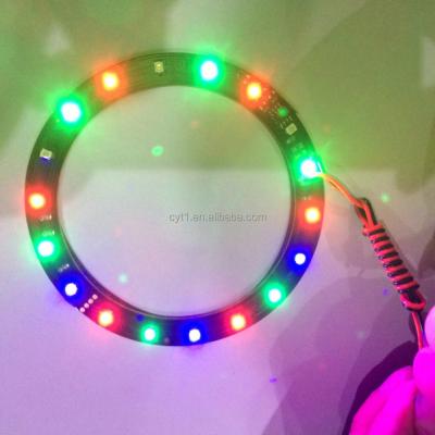 China 100mm 3528 RGB LED Motorcycle Ring Light Flash Angel Eyes Ring AEL-01 for sale