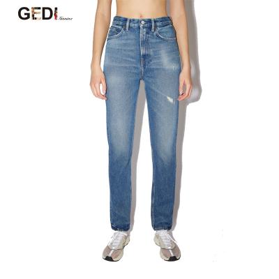 China Breathable hot selling celana jeans wanita cargo jeans pants for women for sale