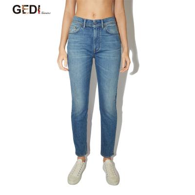 China 2022 new female denim jeans pants breathable loose calcas-jeans for woman for sale