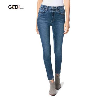 China Wholesale woman calsa QUICK DRY feminina blue white slim fit jeans for sale