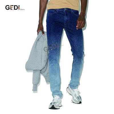 China Factory Selvedge Jeans Uomo Breeches Man Pants Windproof Lattice Spill Man for sale