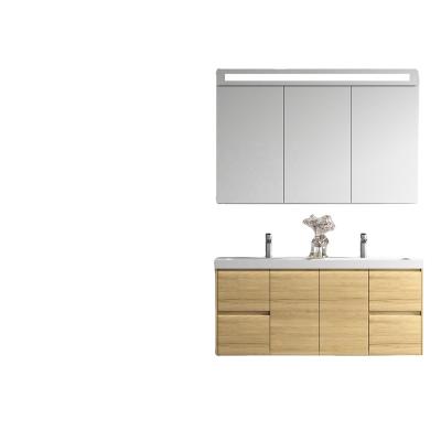 China Eco - Friendly Wall Mounted European Style Bathroom Vanity Cabinet for sale