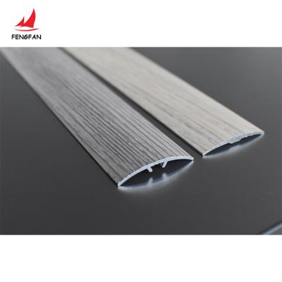 China Modern Oak Wood Effect Flooring Aluminum Wood Flooring Smooth Joint Joint Transition Strips for sale