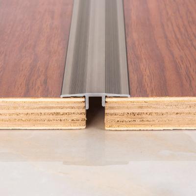 China Modern Aluminum Threshold Transition Parquet Mat Slab Flooring Connection Profile for sale