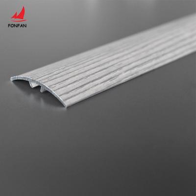 China Wholesale Modern Wood Aluminum Floor Buffer Decorative Trim Transition Cover Strip Threshold Texture Strip Supplier for sale