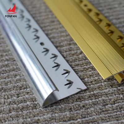 China Modern Aluminum Trim Mat For Upholstering Professional Flooring Decorative Trim Mat Accessories Strip Supplier for sale