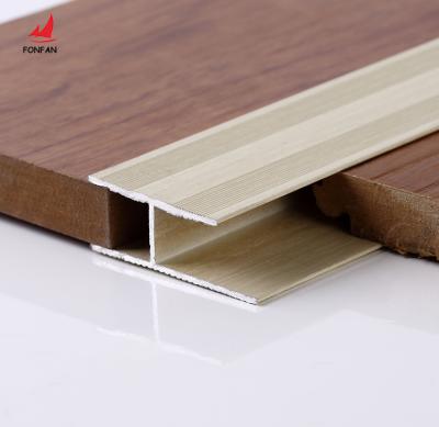 China Modern White H Shape Transition Profile Laminate Floor Tiles Floor Tile Trim for sale