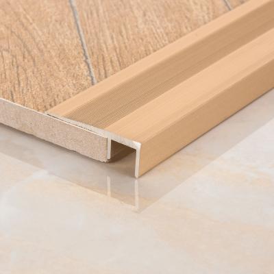 China Flexible Flooring Trim Traditional Laminate Stair Nose for sale