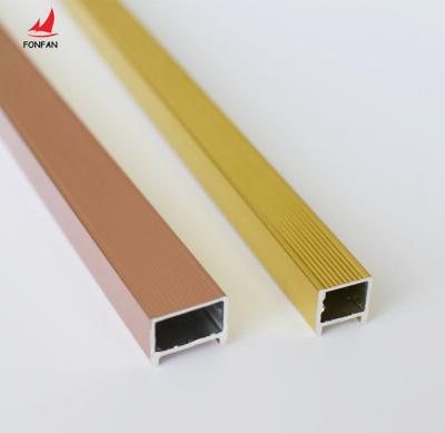 China Transition Modern Decorative Aluminum Profile Wall Metal Profile Ceramic Tile Narrow Type Strips for sale