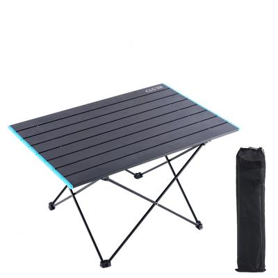 China New modern outdoor portable self propelled aluminum picnic table camping dish table for sale