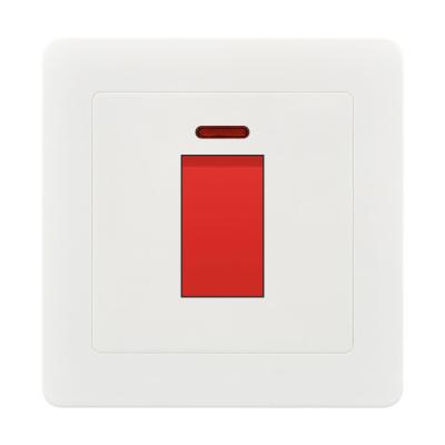 China Hot Selling PC Rectangle 20A English Standard Touch Wall Switch for sale