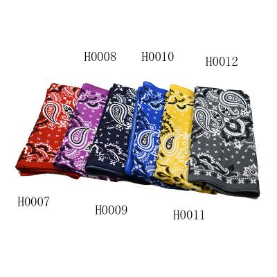 China Universal Paisley Bandanas Gift Sets Paisley Cowboy Cotton Headbands 22x22 Thumb Headband, Wraps, Protective Cover for sale