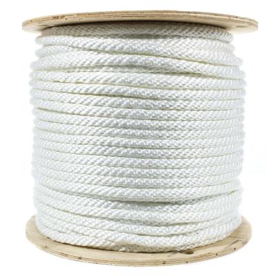 China PET Nylon 8 Strands Double Braided Marine Boat Mooring Towing Rope for sale