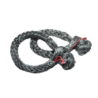 China Chinese Heavy Industry Factory High Breaking Strength UHMWPE Braided Soft Rope Shackle for sale