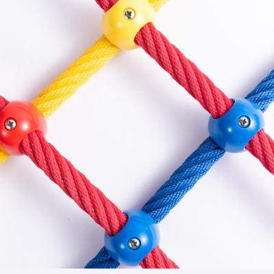 China Polyester & Stainless Steel Wire 6 Wire Slider Outdoor Playground Equipment Combination Wire Rope With Steel Core for sale