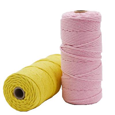 China Wholesale Hot Cotton Factory Low Cost Macrame Rope Cotton Diy Rope For Craft for sale