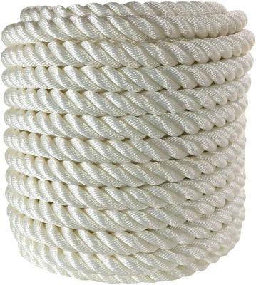 China Factory Wholesale 3 Strands Nylon Custom Twisted Nylon Rope for sale