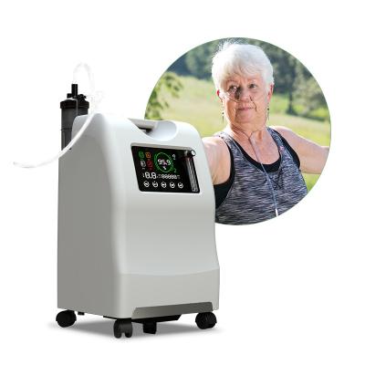 China 10 Liter Medical Adjustable Oxygen Concentrator De Oxig Treatment LCD Screen Display for sale