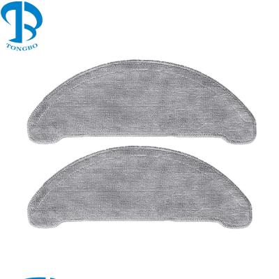 China Washable+Reusbale 2 PCS Mop Cloths For Xiaomi VIOMI S9 Roidmi Eve Plus Robot Vacuum Essential Parts VXVC11/VXVC12 for sale