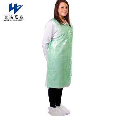 China Kitchen Cheap Bulk Barber Cleaning Plastic Disposable Apron for sale