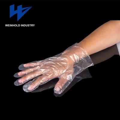 China PE / EVA Sterile Disposable Hair Dye Gloves Pack On for sale