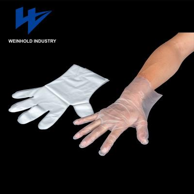 China Food preparing cheap disposable plastic pe glove from good supplier for sale