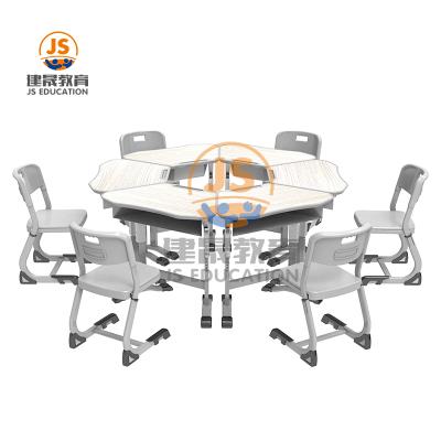 China School Sets Wholesale Open Classroom Furniture School Desk And Chair For Students for sale