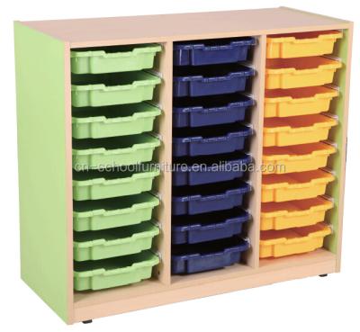 China HY-0553 modern universal storage cabinet with 18 plastic drawers for sale