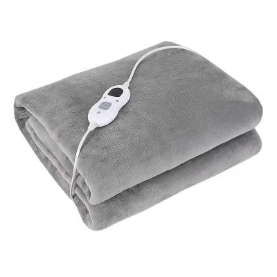 China Washable Super Soft Blanket Anti-Static Fast Heating Machine And Comfortable Electric Heated Blanket With Hand Controller for sale