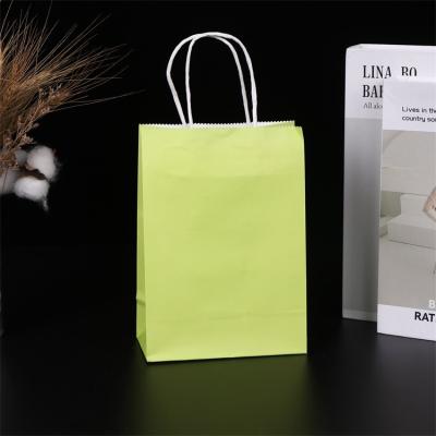 China HOT Recyclable Wholesale Custom Logo Eco Friendly Brown Fast Food Take Away Kraft Paper Bag for sale