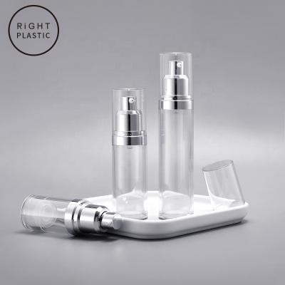 China BEAUTY PACKAGING wholesale plastic airless lotion pump bottle15ml 30ml 50ml for sale