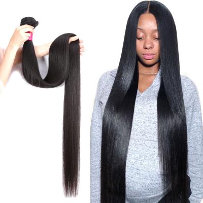 China Direct Cheap 30 Bundles Unprocessed Malaysian Human Cuticle Aligned Remy Hair Extension Hair Weft 40 Inches Double Silky Straight YesWigs for sale