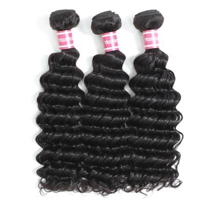 China Cheap Price Wholesale Deep Wave Cambodian Human Cuticle Aligned Hair Extension YesWigs Long 30 Bundles 32 Inch Deep Wave Hair Dropshipping for sale