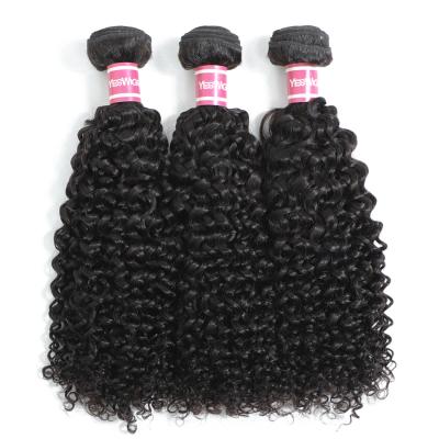 China 100% real mongolian kinky curly curly hair cuticle lined kinky curly hair bundles extension weft natural double color for sale